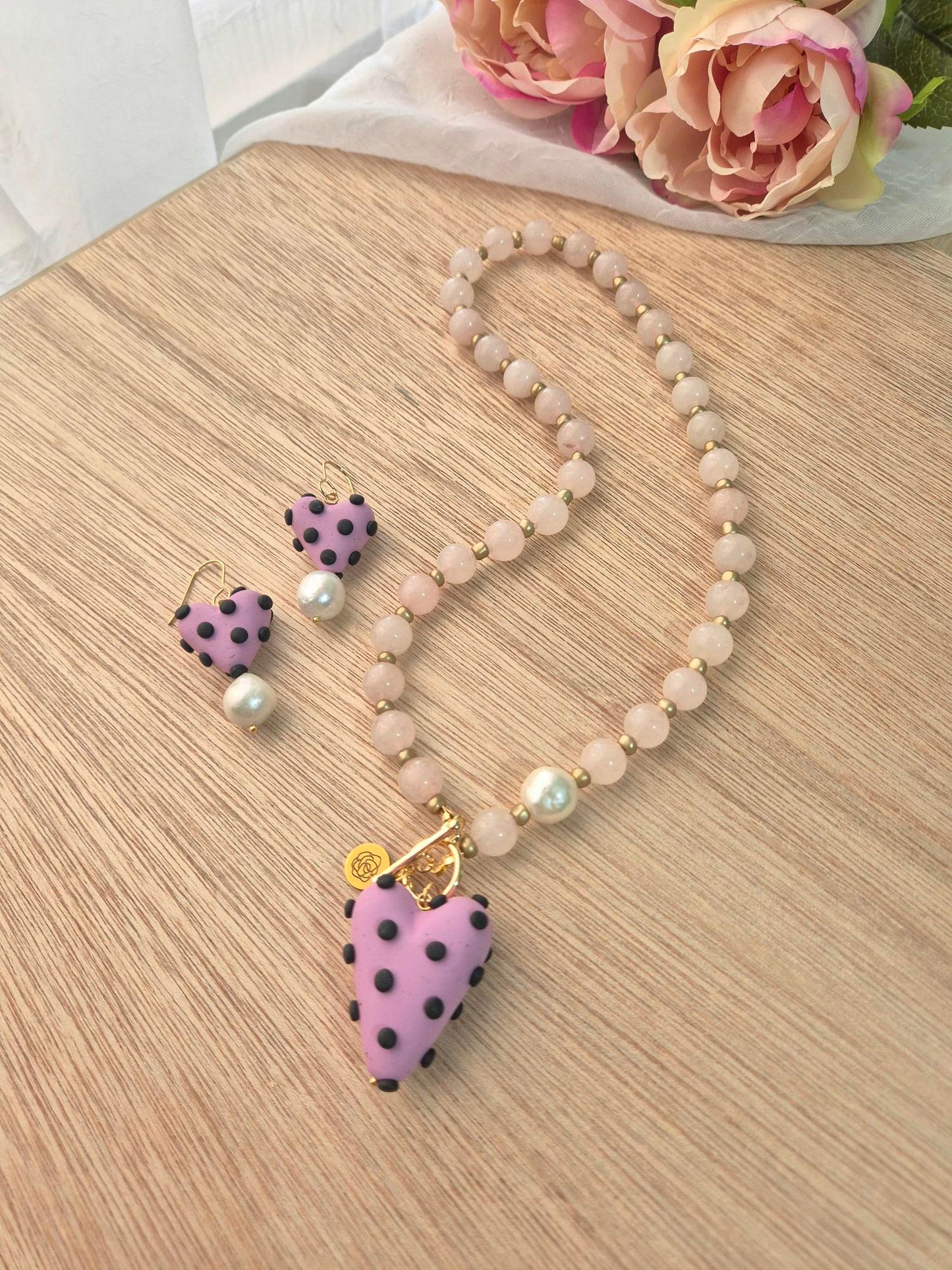 Set Polka Mauve
