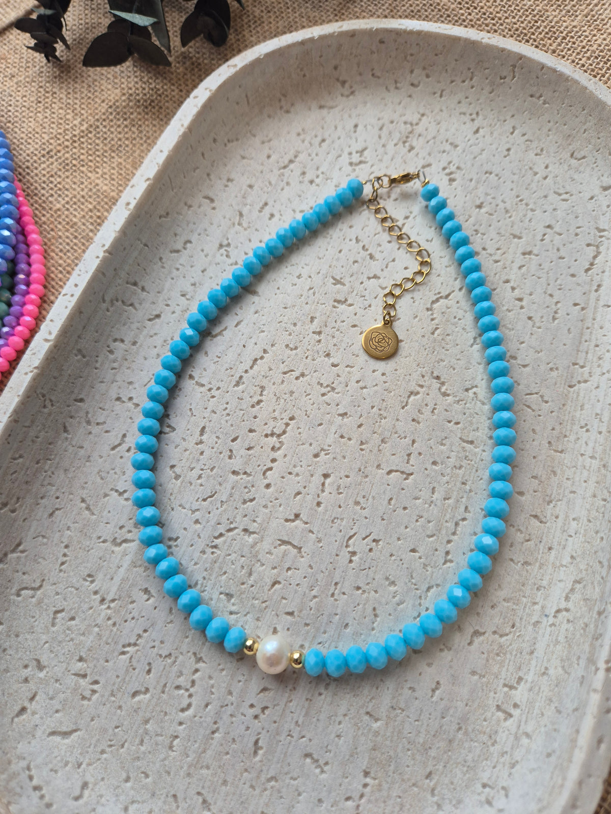 Choker baby blue